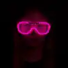 Pembe Led Işıklı Parti Gözlüğü - Neon 3 Modlu