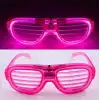 Pembe Led Işıklı Parti Gözlüğü - Neon 3 Modlu