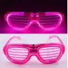 Pembe Led Işıklı Parti Gözlüğü - Neon 3 Modlu