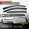 Perflex Polikarbon Kırılmaz Rüzgarlık V2 Düz VW GOLF 7 2012-2020