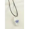 Peygamber Çiçeği Elips Epoksi Kolye