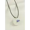 Peygamber Çiçeği Oval Epoksi Kolye