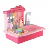 Pilli İnteraktif Lavabo Seti Pembe