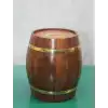 Pirinç Ahşap Fıçı Kumbara 1996