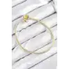 Pirinç Charm Topcuk Model Gold Renk Kadın Bileklik