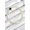 Pirinç Charm Zirkon Taşlı Yonca Model Gold Renk Kadın Bileklik