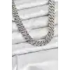 Pirinç Cuba Chain Gurmet Model Kolye