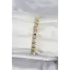Pirinç Gold Renk Arpa Model Kadın Bileklik