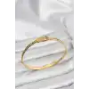 Pirinç Gold Renk Düğüm Model Kadın Kelepçe Bileklik