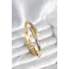 Pirinç Gold Renk Kadın Kelepçe Bileklik