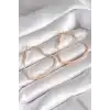Pirinç Gold Renk Kalp Model Kadın Küpe