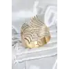 Pirinç Gold Renk Vintage Kadın Bileklik