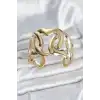 Pirinç Gold Renk Vintage Kadın Bileklik