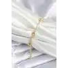 Pirinç Gold Renk Yıldız Model Kadın Bileklik