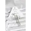 Pirinç Gümüş Renk 6 Çift Kadın Küpe