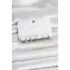 Pirinç Gümüş Renk Botega Model Kadın Küpe Seti