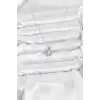Pirinç Gümüş Renk Çiçek Model Kadın Kolye