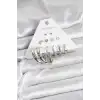Pirinç Gümüş Renk Halka Modelli 6 Çift Kadın Küpe