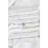Pirinç Gümüş Renk Minimal Charmlı Kadın Kolye