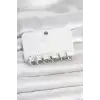 Pirinç Gümüş Renk Yılan Model Kadın Küpe Seti