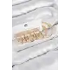 Pirinç Halka Model Gold Renk Kadın Set Küpe