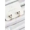 Pirinç Kuromi Model Gold Renk Çocuk Küpe
