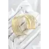 Pirinç Tel Sarma Model Gold Renk Kadın Bileklilk