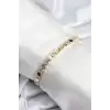 Pirinç VIP Seri Gold Renk Petek Model Kadın Bileklik