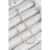 Pirinç Zirkon Taşlı Model Gold Renk Y Kolye