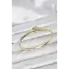 Pirinç Zirkon Taşlı Yılan Model Kadın Kelepçe Bileklik
