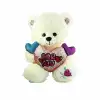PJH2322 Peluş Kalpli Ayı 30 cm