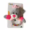Peluş El Çıngırağı 15 cm Şeffaf Halka Bebek Aktivite ve Gelişim Oyuncağı BX-316459