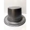 Plastik Parti Şapkası Gümüş Siml
