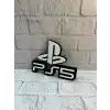 PlayStation 5 Logo Duvar Dekoru Minimal Tasarım 16×12 cm