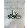Playstation 5 Logo Duvar Dekoru Minimal Tasarım 16×12 Cm