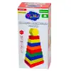 Playwood Ahşap Dikdörtgen Renkli Kule