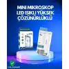 PMMA Optik Lensli Kompakt Taşınabilir Mikroskop