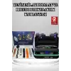 Powerbank Bluetooth Kulaklık Ve Akıllı Saat 7 Kordonlu Metal Kordon Plastik Kordon