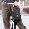 Powerbank Destekli Erkek Ön Göğüs Çantası