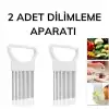 Pratik Kolay Eşit Şekilde Sebze Kesme Dilimleme Aleti Aparatı