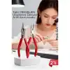 Profesyonel 2li Takı Pense Seti 12 cm Takı Yapımı İçin Mini Pense Seti