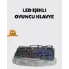 Profesyonel Oyuncu Klavye Mouse Seti – RGB Işıklı, Türkçe Q, DPI Ayarlı, Dayanıklı Gövde