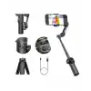 Profesyonel Telefon Video Sabitleyici Gimbal Stabilizer Vlog Aparatı