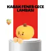 Pumpkin LED Night Light Dokunmatik Şarjlı Silikon Gece Lambası