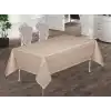 Eco Lounge Dertsiz Masa Örtüsü 160x220 Bej