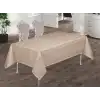 Eco Lounge Dertsiz Masa Örtüsü 160x220 Bej