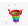 Renkli 6 Kademeli Lavabo Süzgeci