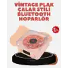 Retro Kristal Netliğinde Ses – Gece Işıklı Retro Bluetooth Hoparlör