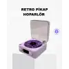 Retro Pikap Hoparlör Bluetooth Aux Usb Type-c Projektörlü 360° Sesli Taşınabilir