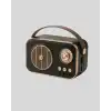 Retro Tarz Kablosuz Radyo – Bluetooth, USB ve TF Kart Girişli
